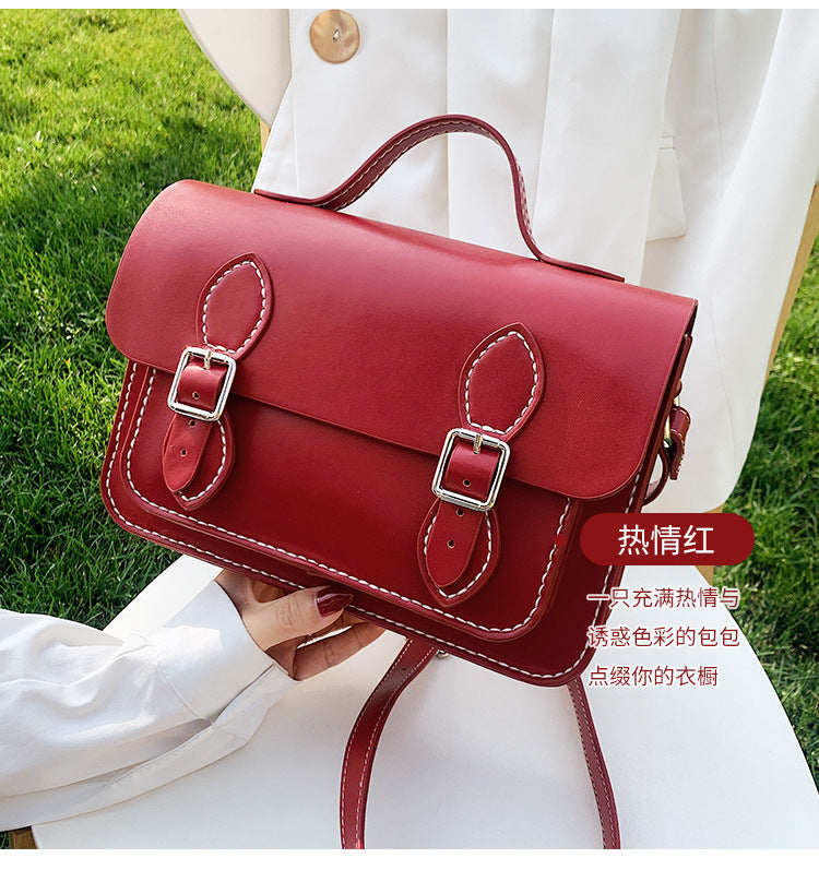 Custom Handmade Bag, British Cambridge Bag, Women's Handheld Shoulder Crossbody Bag, DIY Handmade Small Square Bag Material Kit